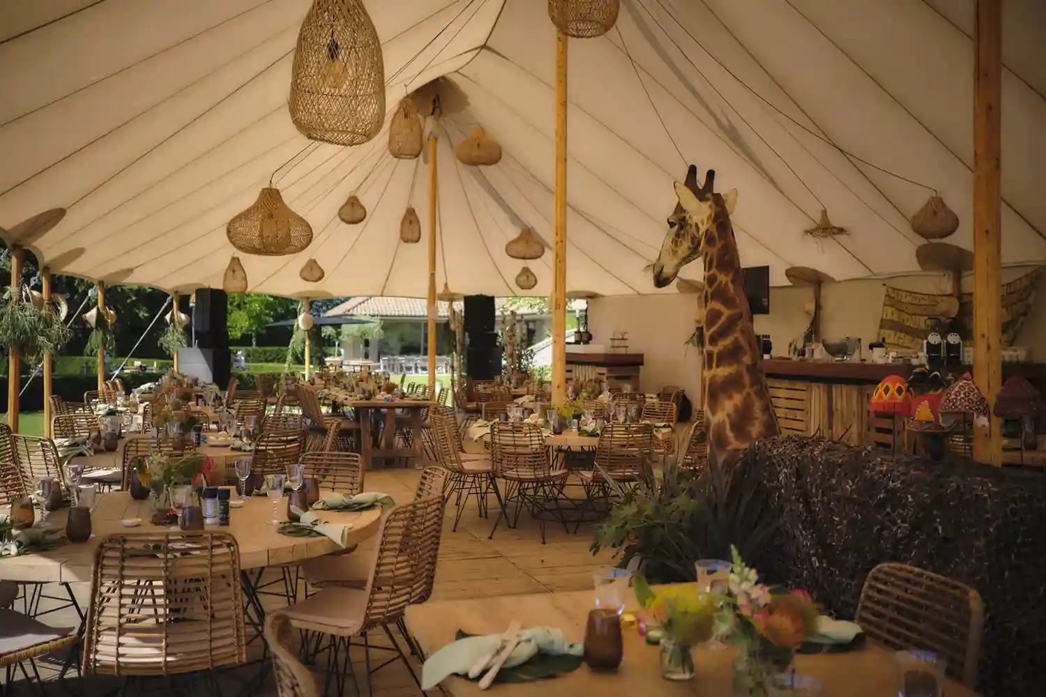 Safari Party event georganiseerd door Eline Beernaert van Elegant Events